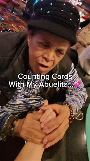 Counting Cards with my Abuelita… 💕