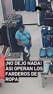 ¡Así operan! Cámaras captan a farderas robando ropa en segundos 🚨📹