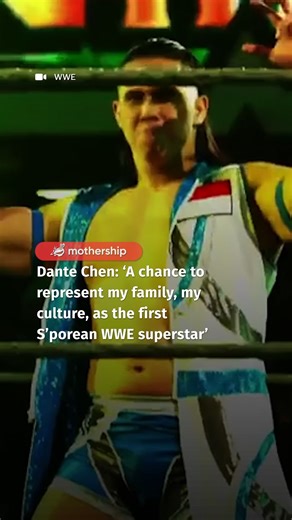 Dante Chen cuts a promo on the May 28 episode of NXT after his shock victory over Lexis King | Mothership