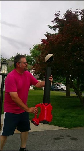 Bernoulli's Principle - with a football! #physics #science #experiment