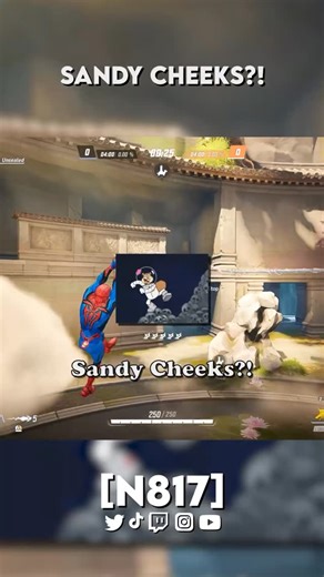 Nate One Seven on Instagram: "Sandy Cheeks?! #fyp #marvelrivals #gaming #funny #clip"