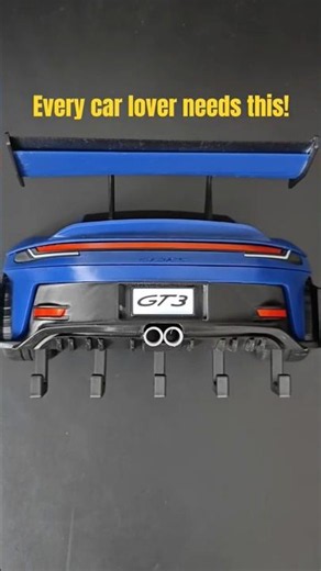Making a 3D Printed Porsche GT3 Key Hanger! #3dprinting #shorts #engineering #3d #viral #racingcar