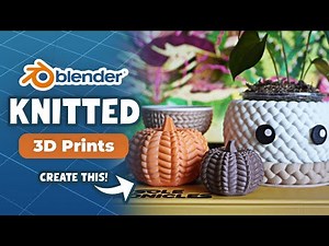 Create Knit & Woven 3D Prints in Blender + Free Project File