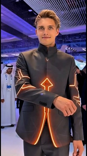 AeroSkin - Chameleon Jacket Demo @ gitex 2029 #viralreels #realorAI #NextGenContent #viralshorts | RealAi Moments