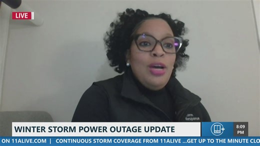 Georgia Power spokesperson on power restoration efforts during winter storm