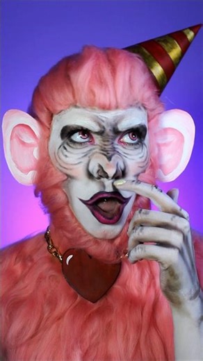 🤣🥰 #tutorial #sfx #kryolan #makeupartist #sfxstore #makeuptutorial #monkey #makeuptransformation