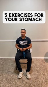 5 Exercises For Your Stomach #abexercises #abworkoutvideos #bellyfat #bellyfatexercises #weightlossforwomenover40 #weightlossforbeginners #athomeworkouts #seatedexercise #seatedworkout | Jeremiah Daniel Johnson