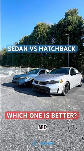 What’s the difference between the Honda Civic Hatchback and Civic Sedan? 🤔