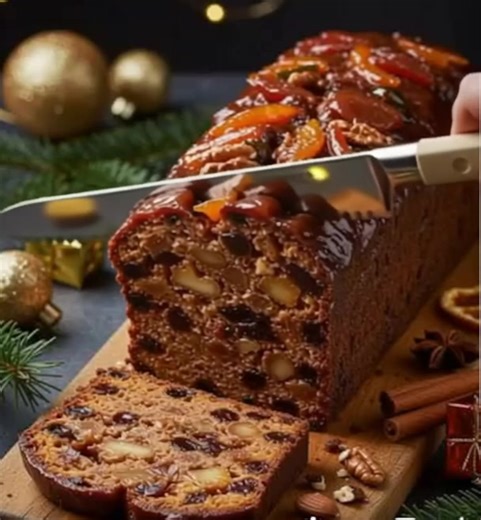 41K views · 210 reactions | Traditional Christmas Fruit Cake with...