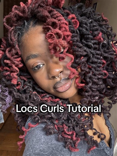Replying to @LenaBena Loc Curls Tutorial using Perm Rods!✨ #locs #curlylocs #locsoftiktok #permrods #dreadhead