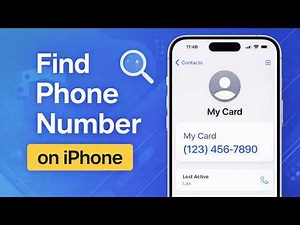 How to Find phone Number on iPhone
