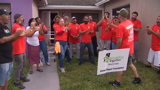 Home Depot Foundation, Rebuilding Together Miami-Dade revamp South Florida veteran’s home - WSVN 7News | Miami News, Weather, Sports | Fort Lauderdale