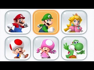 Super Mario Run - All Characters Unlocked + Gameplay