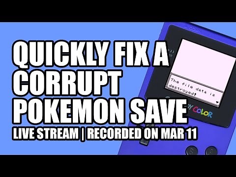 Quickly Fix a Corrupt Pokemon Save - Coffee with mmmStephen EP 8