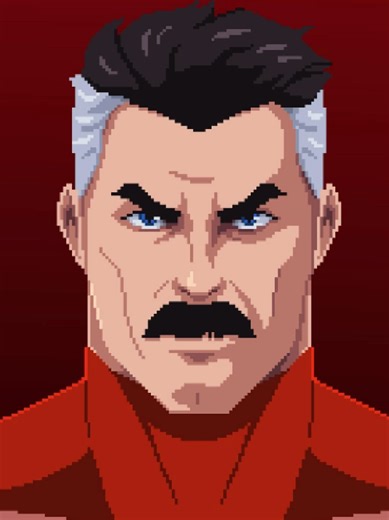 WHAT IF OMNI-MAN WAS MADE OF PIXELS?🤔 #pixelart #invincible #omniman @INVINCIBLE