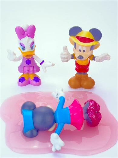 Satisfying Miniature Micky Mouse Bath Toys#toy #shorts