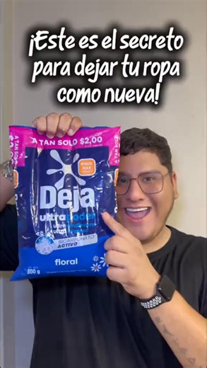 Pensé que esta camisa ya no tenía salvación 😩 pero probé el nuevo DEJA Ultra Poder con bicarbonato activo y ¡quedó como nueva! 🔥 Si te pasa lo mismo, ya sabes qué usar 💪👕✨@Deja Ecuador #DejaUltraPoder #SolucionaConDeja #RopaImpecable #AliadoDeConfianza #ConsejosDeLimpieza | Danny Trelles