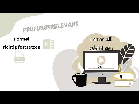 Excel Formeln richtig festsetzen
