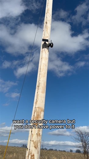 Here’s a security camera that does not need Wi-Fi and it does not need power. It’s got a solar panel to recharge it and it also has a 4G LT network so you always have access to your images. #securitycamera #ruralliving #countrylifeforme