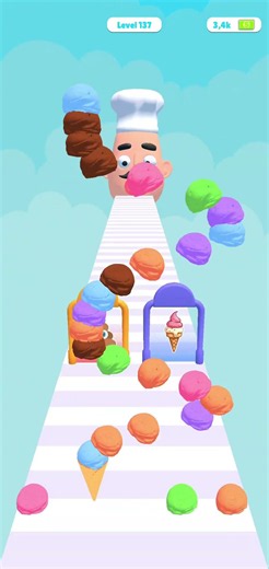 So many ice cream flavors to choose from! #stackyicecreamrunner