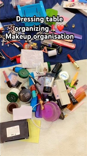 Dressing Table makeover /part 1 / organization Ideas #shorts #short #diy #makeup #trending