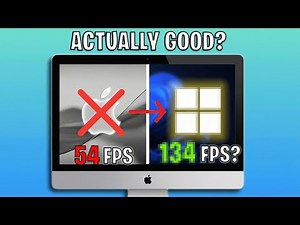 Gaming on iMac is actually insane