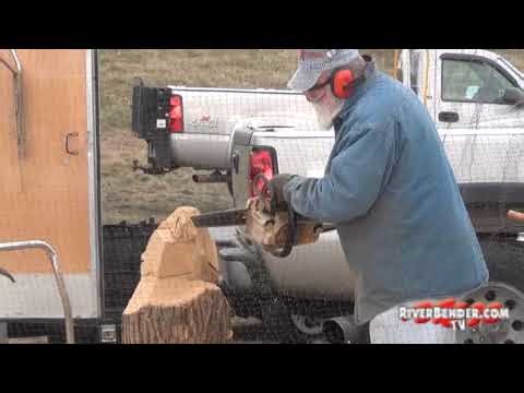 Chainsaw Wood Carvings: Honoring Bald Eagles at Confluence Tower