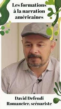 C'est quoi le creative writing ? David Defendi, romancier, scénariste