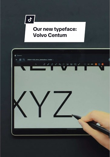 Volvo Centum Typeface: Safety and Readability Redefined