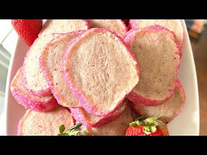 Strawberry Shortbread Cookies