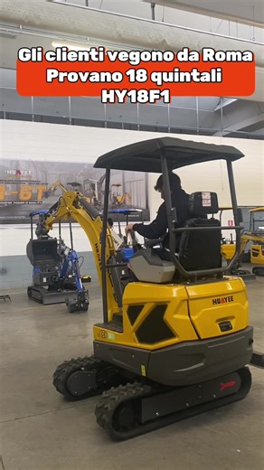 Siamo Shuntong SRL 💪 Specialisti in mini escavatori, mini pale, mini dumper e Bobcat. 👇 Oggi test drive di due macchine top: 🔹 Mini escavatore HY18F1 – 1,8 ton • Motore Kubota • Joystick idraulici • Attacco rapido semiautomatico • Cingoli in gomma • Braccio oscillante • Tettuccio a 4 gambe 🔹 Mini escavatore HY20F1 – 2,0 ton con carro allargabile • Motore Yanmar • Joystick idraulici • Sistema Hengli • Braccio oscillante • Due modalità di marcia • Estensione / retrazione dei cingoli • Cingoli 