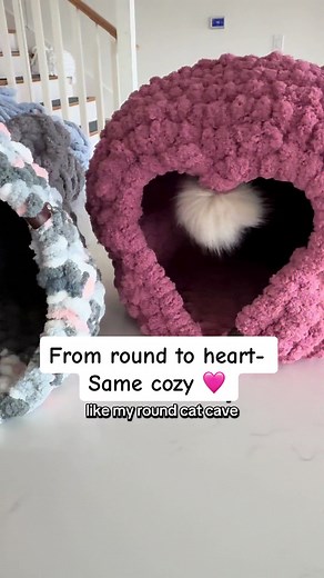 Cozy Heart-Shaped Cat Cave Tutorial