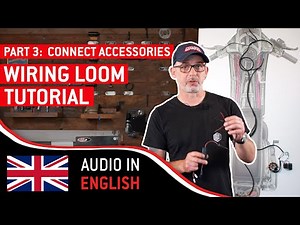 WIRING LOOM Connecting Accessories SIP Tutorial Episode 3 🛵🔧 {english}