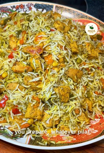 پلو مخلوط مرغ: دستوری شگفت‌انگیز