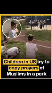 A heartwarming pic of American children attempting to mimic Muslim prayers in a park went viral, winning over hearts on the internet. The clip shows the kids enthusiastically trying to copy the prayer movements, including the Ruku, which many found particularly adorable. | Towards Understanding Islam