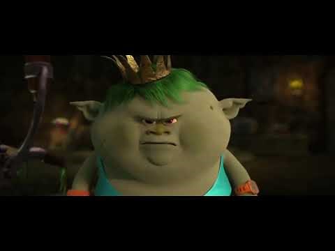 Dreamworks Trolls (2016) - King Gristle Jr.’s Workout Scene