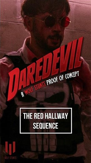 Daredevil RED hallway fight scene