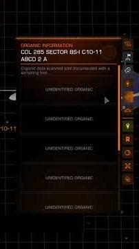 Elite Dangerous Exobiology - Col 285 Sector BS-I C10-11