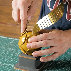 62K views · 103 reactions | Want a Harry Potter Quidditch Golden Quidditch Snitch? Here’s How to Make One | Wood Mood | Facebook