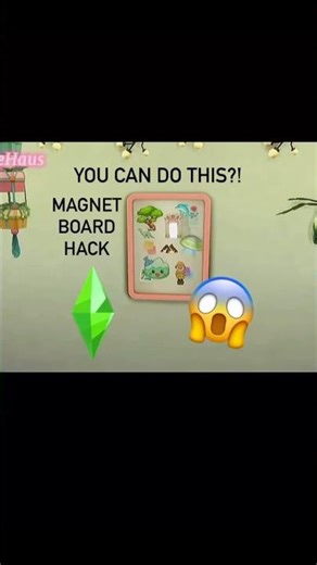 magnet boards the RIGHT way✨#sims4 #thesims4 #sims #thesims #sims4build #simsbuild #trending #viral