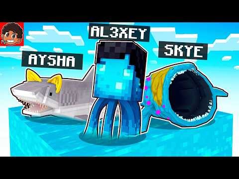 SEA MONSTER LIFE CYCLE in Minecraft!