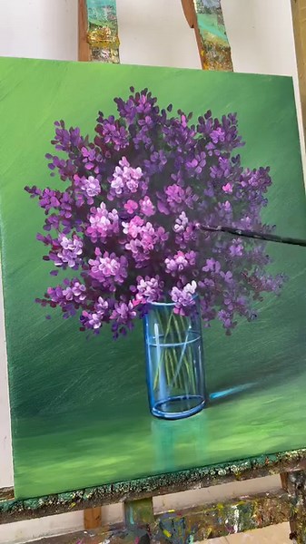 Step by step flower painting for beginners | Painting Skills