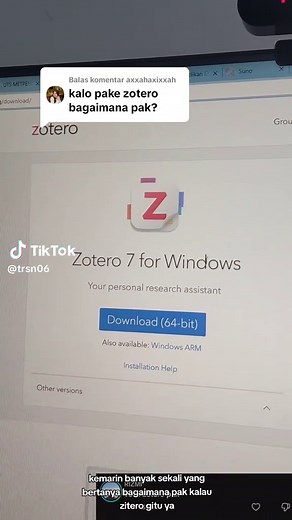 Cara Menggunakan Zotero dan Menambahkan Pustaka - Part 1