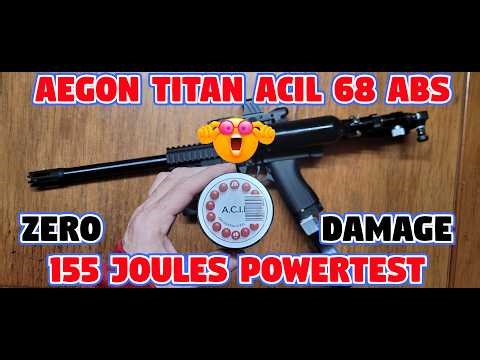 Testing New Titan ACIL 68s ABS Coated Steel Balls With 155 Joules