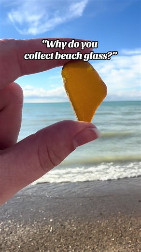 “Why do you collect beach glass?” To make art ❤️ comment your favourite beach glass art! #seaglass #canada #smallartist #artcommunity #creatorsearchinsights