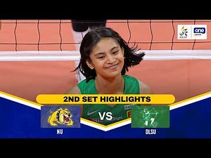 NU vs. DLSU | SET 2 HIGHLIGHTS | UAAP SEASON 88 WOMEN’S VOLLEYBALL ROUND 1 | MAR. 15, 2026