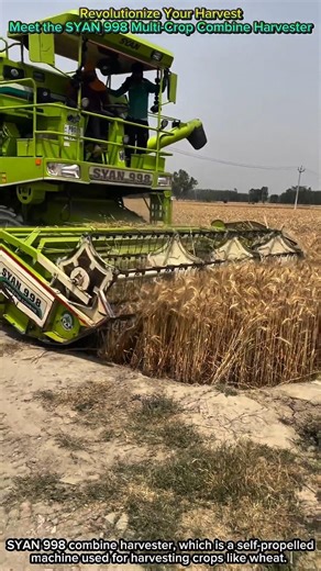 Revolutionize Your Harvest | Meet the SYAN 998 Multi-Crop Combine Harvester