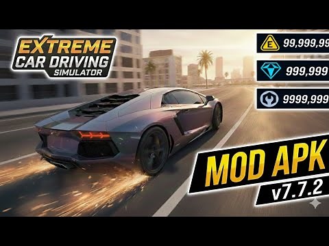 Extreme Car Driving Simulator MOD APK v7.7.2 💰 Unlimited Money, Gems & VIP Pass Free