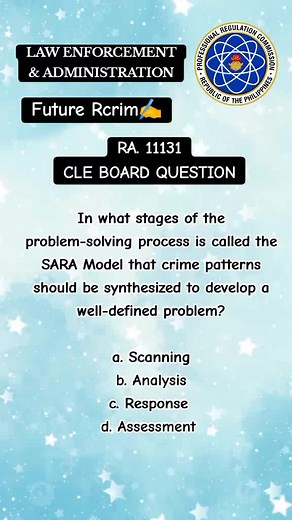 Understanding the SARA Model: Key Stages in Problem-solving Process