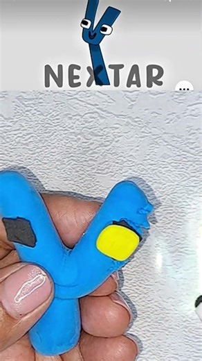 💥Turning Clay into Sprunki OC "V" - Phase 2!​#sprunkioc #alphabetlore #diyclay #clayart #incredibox